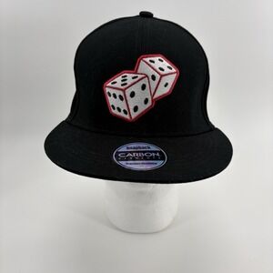 Carbon Elements Black Hat Rolling Red Dice New With Tags‎